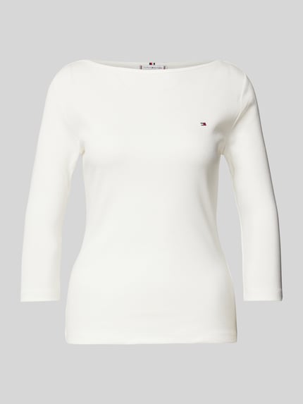 Tommy Hilfiger 3/4-shirt met boothals model 'NEW CODY' Ecru - 2