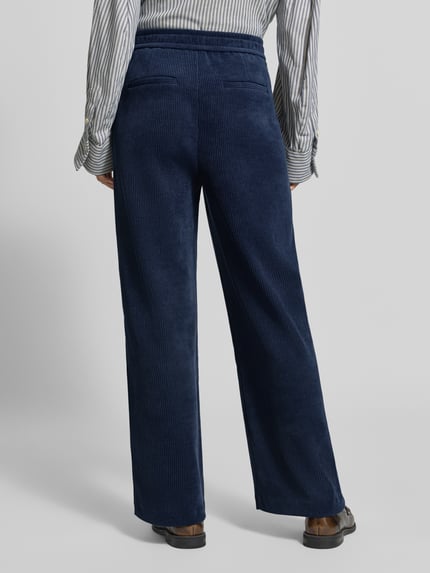 ICHI Relaxed Fit Cordhose mit Stretch-Anteil Modell 'KATE' Marine 5