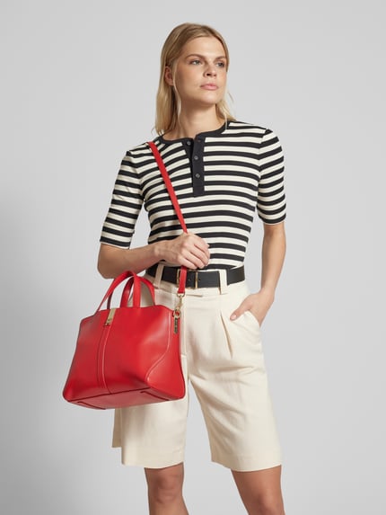 Tommy Hilfiger Handtas met labelapplicatie, model 'HERITAGE' Rood - 1