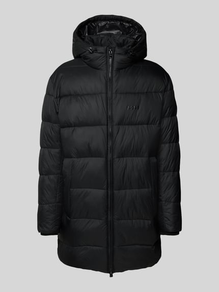 BOSS Regular Fit Steppjacke mit Label Print Modell 'CIKER' Black 2