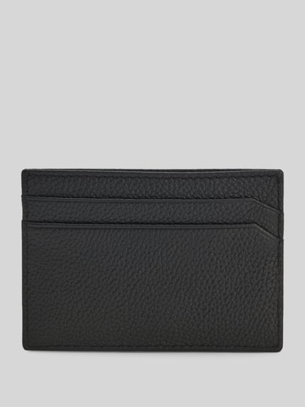 HUGO Kartenetui aus echtem Rindsleder Modell 'Ethon' BLACK 4
