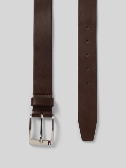 Tommy Hilfiger New Aly leren riem Donkerbruin - 3