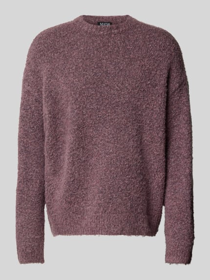 REVIEW X MATW Oversized gebreide pullover met ribboorden Paars - 2