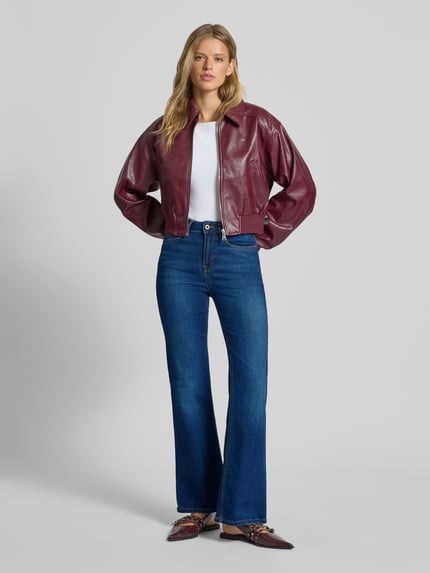 Pepe Jeans Flared jeans van katoenmix, model 'WILLA' Jeansblauw - 1