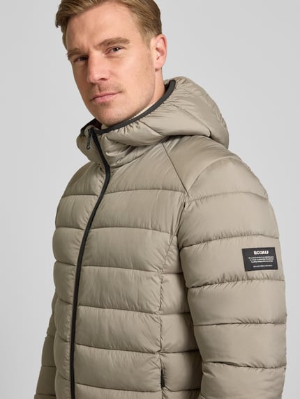 ECOALF Steppjacke mit Zweiwege-Reißverschluss Modell 'ASPENALF' Sand 3