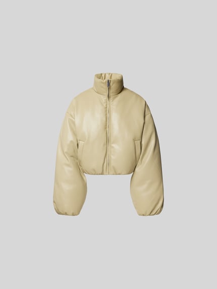 Gewatteerd jack met opstaande kraag Shop The Look MANNEQUINE