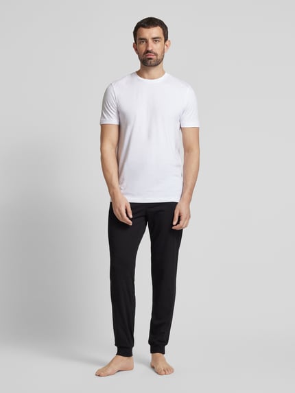 BOSS Sweatpants mit Label-Stitching Modell 'Mix&Match' Black 1