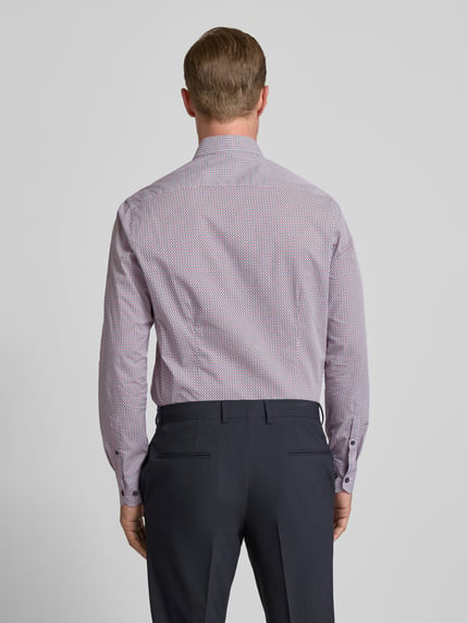 bugatti Regular Fit Freizeithemd mit Button-Down-Kragen Rot 5