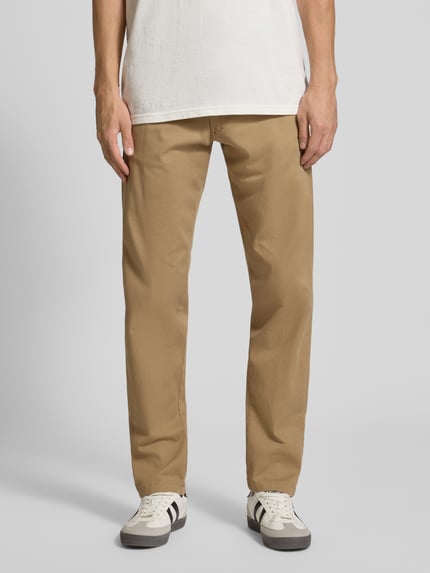 JACK & JONES Chino o kroju relaxed fit z kieszeniami z tyłu model 'KANE' Beżowy 4