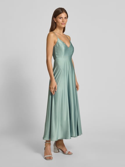 Jake*s Cocktail Cocktailkleid mit V-Ausschnitt Hellgruen 1