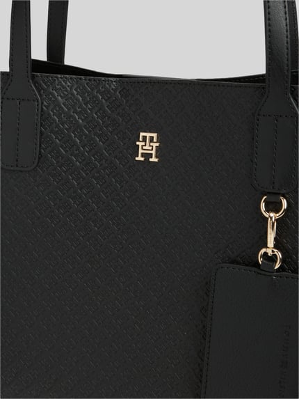 Tommy Hilfiger Shopper mit Strukturmuster Black 3