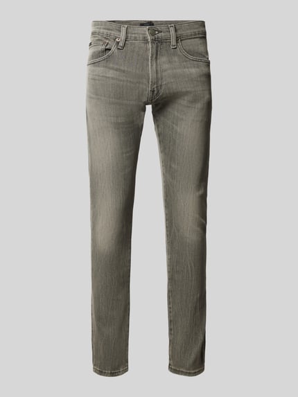 Polo Ralph Lauren Skinny fit jeans met stretch, model 'SULLIVAN' Lichtgrijs - 2
