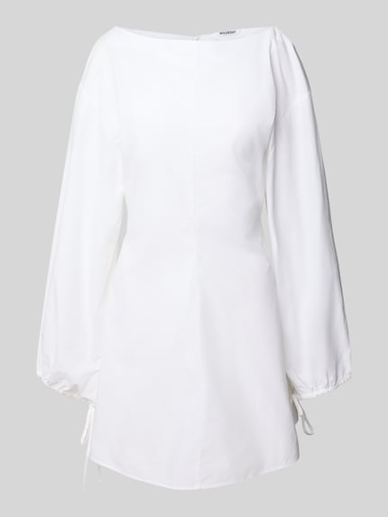 Weekday Minikleid mit U-Boot-Ausschnitt Modell 'Nile' Weiss 2