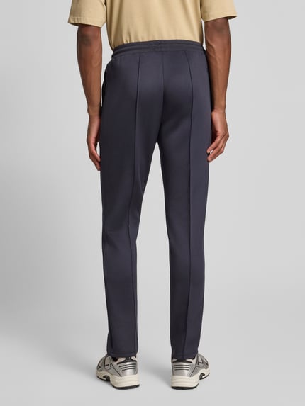 Les Deux Sweatpants mit Logo-Print Modell 'Ballier' Dunkelblau 5