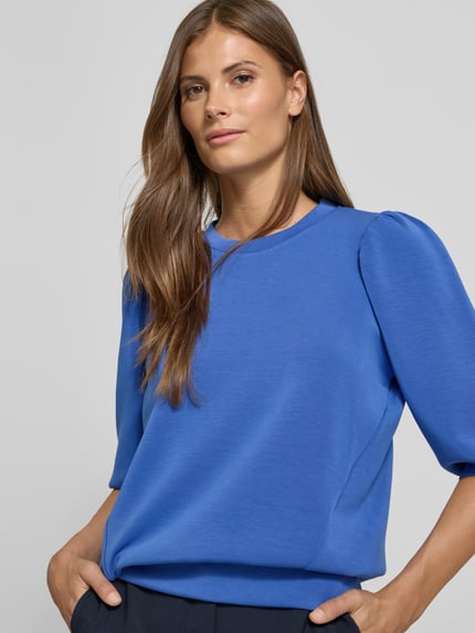 Selected Regular Fit Sweatshirt aus Scuba-Qualität Modell 'TENNY' Royal 3