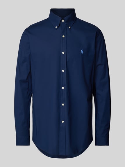 Polo Ralph Lauren Custom Fit Freizeithemd mit Logo-Stitching Marine 2