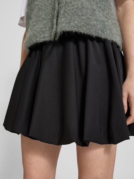 DRYKORN Minirok met wol model 'SEGHA' Zwart - 3