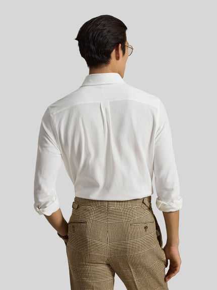 Polo Ralph Lauren Regular Fit Freizeithemd aus reiner Baumwolle Offwhite 5