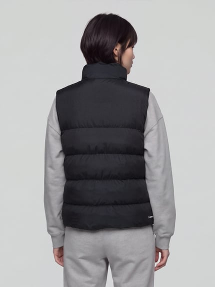 Nike Steppweste mit hohem Stehkragen Black 5