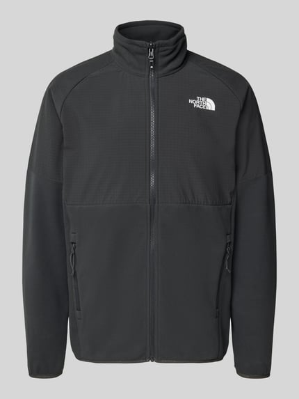 The North Face Fleecejack met opstaande kraag, model 'GLACIER' Zwart - 2