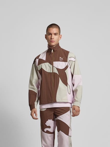 PUMA Trainingsjack met labeldetail Middenbruin - 4