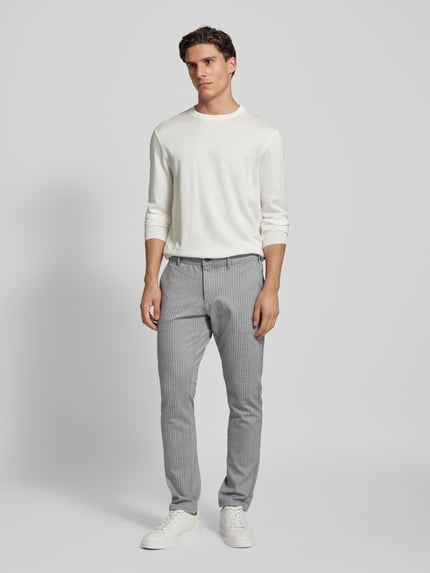 MCNEAL Super Slim Fit Hose mit Gesäßtaschen Mittelgrau 1