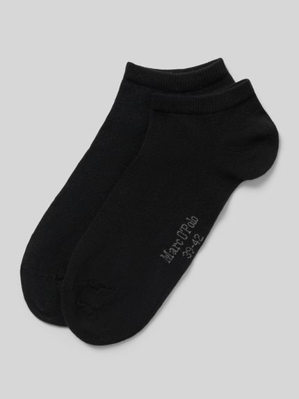 Marc O'Polo Sneakersocken mit Logo-Schriftzug im 2er-Pack Black 1