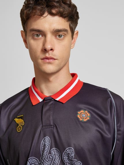 The Hundreds Poloshirt mit 1/2-Ärmel Black 3