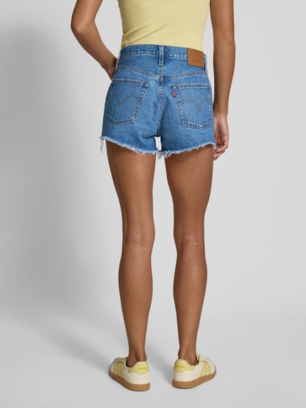 Levi's® Jeansshorts im Destroyed-Look Modell '501' Jeansblau 5