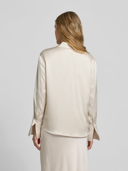 Style Icon Collection Satinbluse mit Knopfleiste - curated by Anouk Yve Ecru 5