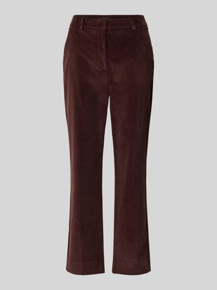 Weekend Max Mara High Waist Cordhose Modell 'MARRUCA' Bordeaux 2