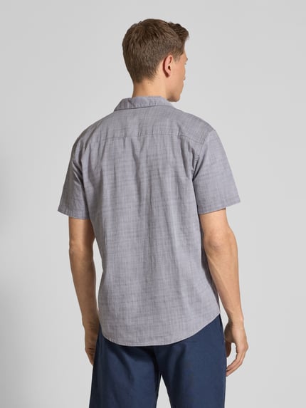 Tom Tailor Denim Relaxed Fit Freizeithemd aus reiner Baumwolle Hellgrau 5