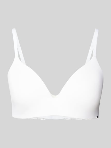 SKINY Triangel-BH mit Häkelspitze Weiss 1