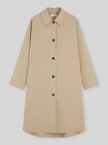 Tommy Hilfiger Loose Fit Trenchcoat aus Baumwoll-Mix Camel 1