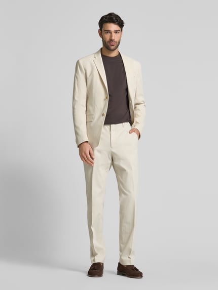 CK Calvin Klein Leicht taillierter Sakko aus Baumwoll-Mix Sand 1