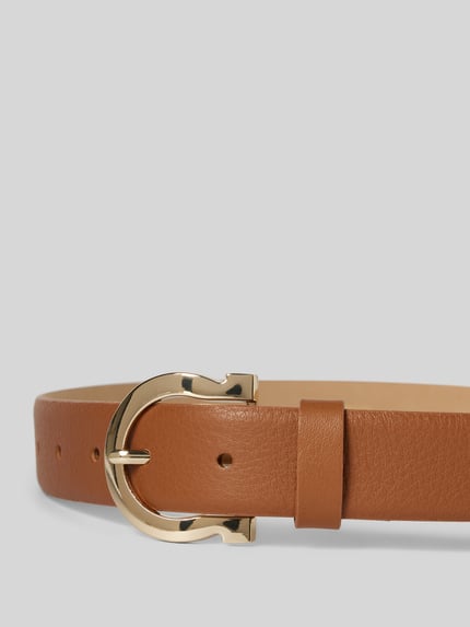 Weinmann Gürtel aus Leder mit Dornschließe Modell 'SETA' Cognac 2