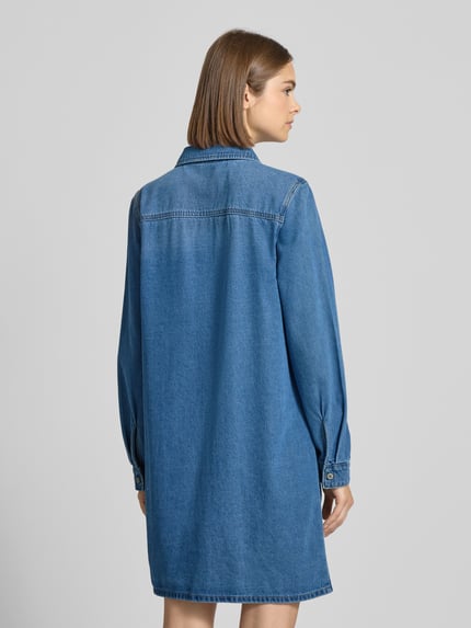 ONLY Oversized jeansjurk van katoenmix, model 'LISA' Jeansblauw - 5