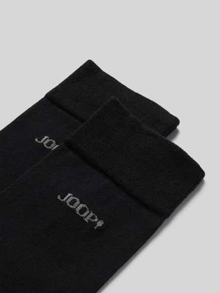 JOOP! COLLECTION Socken mit Label-Print im 2er-Pack
 Black 2