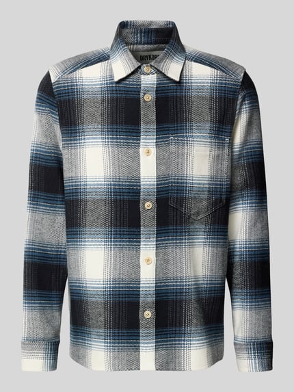 DRYKORN Regular Fit Overshirt mit Brusttasche Modell 'DIEGGO' Blau 2