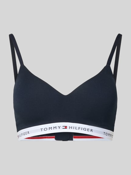 Tommy Hilfiger Bralette van een mix van katoen en modal Donkerblauw - 1
