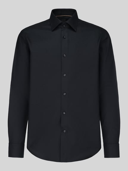 BOSS Regular Fit Businesshemd mit Kentkragen Black 2
