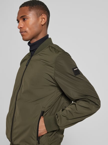 khujo Bomberjacke mit Reißverschlusstaschen Modell 'Lasse' Oliv 3
