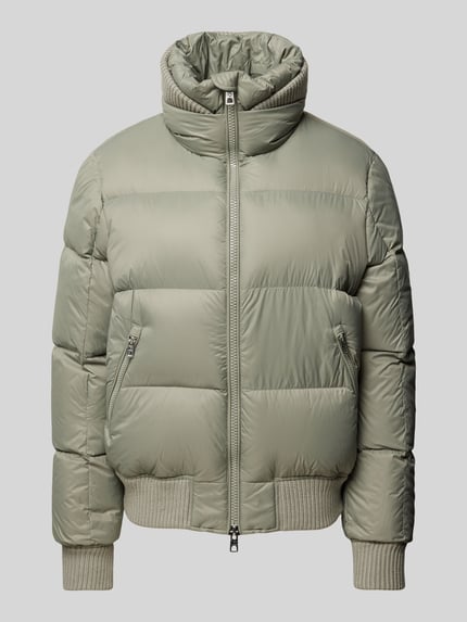 IQ Studio Steppjacke mit Reißverschlusstaschen Modell 'ELA' Khaki 2
