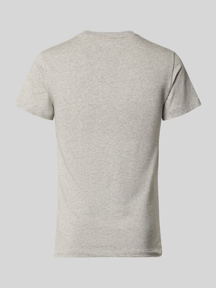 Produktfoto, T-shirt z logo-stitching w zestawie 2 szt. od Polo Ralph Lauren, mieszanka bawełny, prosty krój, okrągły dekolt, szary.