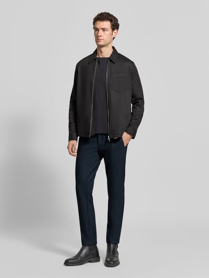Brax Tapered Fit Jogpants mit Viskose-Anteil Modell 'Phil KBE' Marine 1
