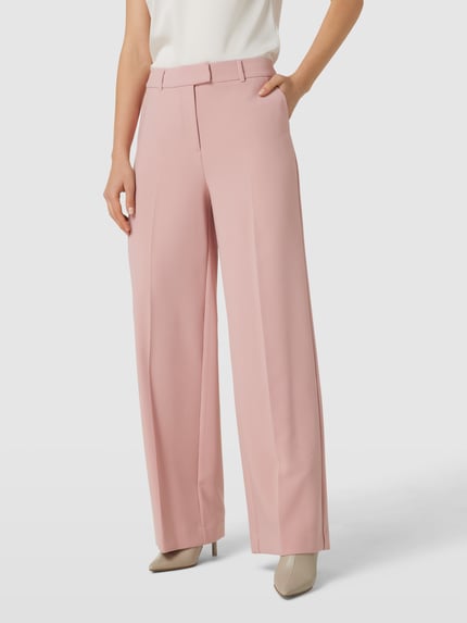 COMMA Chino mit Bügelfalten Rosa 4