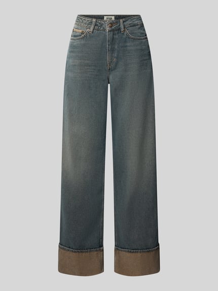 Straight Fit Jeans aus reiner Baumwolle Modell 'Medley' Shop The Look MANNEQUINE