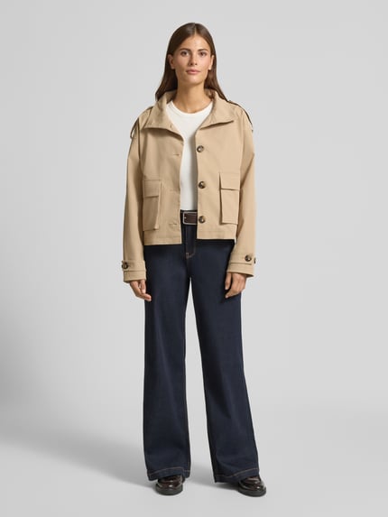 Christian Berg Woman Selection Jacke mit Stehkragen Sand 1