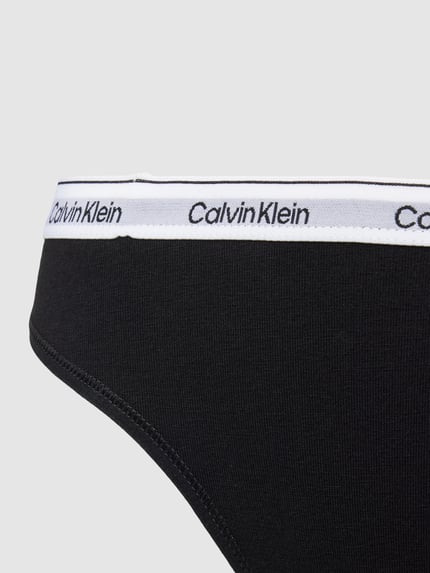 Calvin Klein Underwear Slip in effen design Zwart - 2