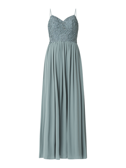 Laona Abendkleid mit Zierperlen Schilf 2